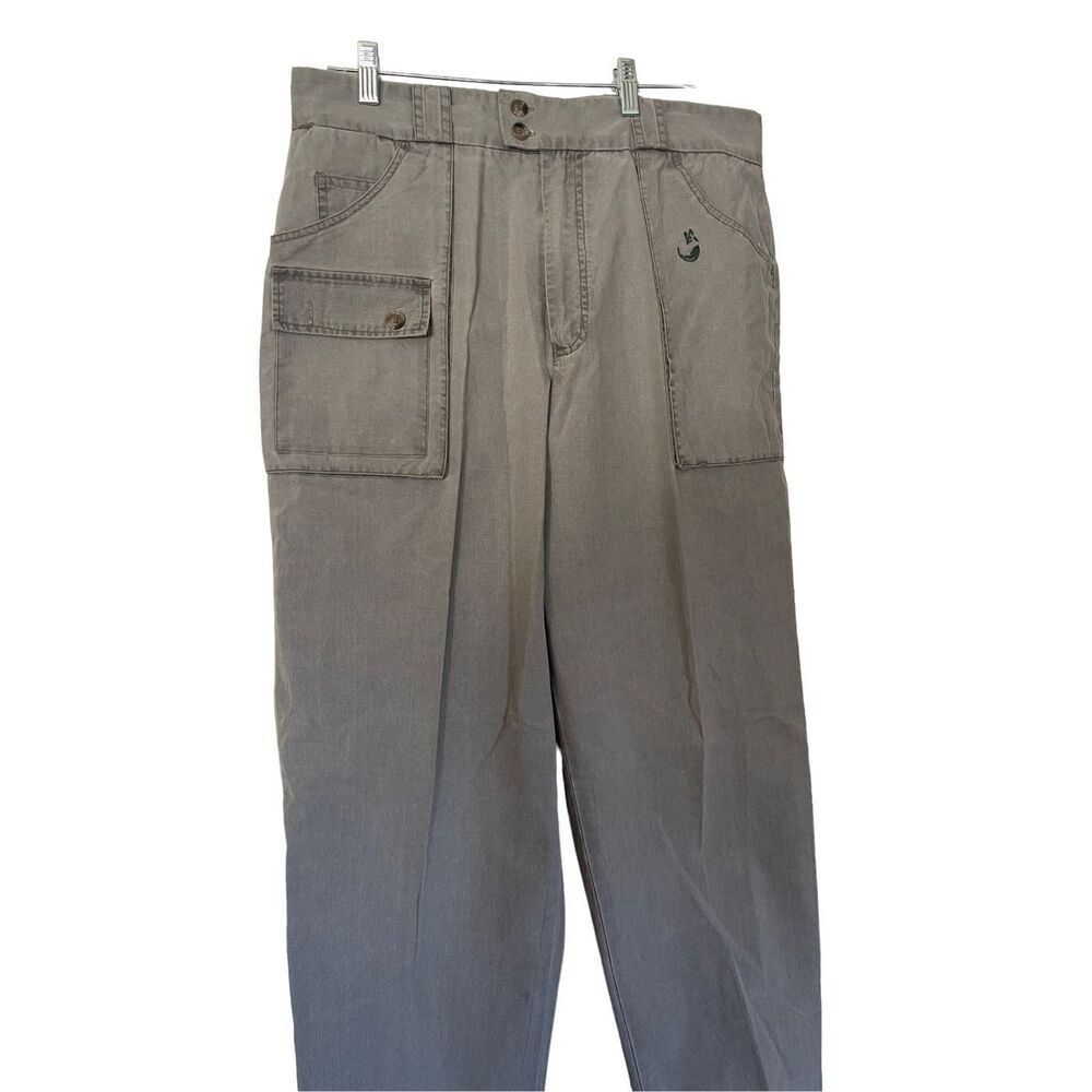 Fox Fire Men's Green Hunting Knife Pocket Cargo Pants Size 38 / 29